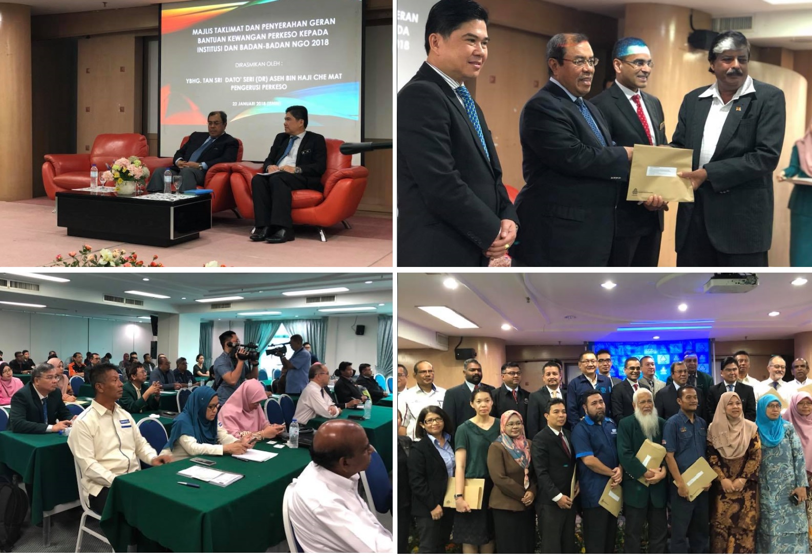 Majlis Taklimat Dan Penyerahan Geran Bantuan Kewangan ...